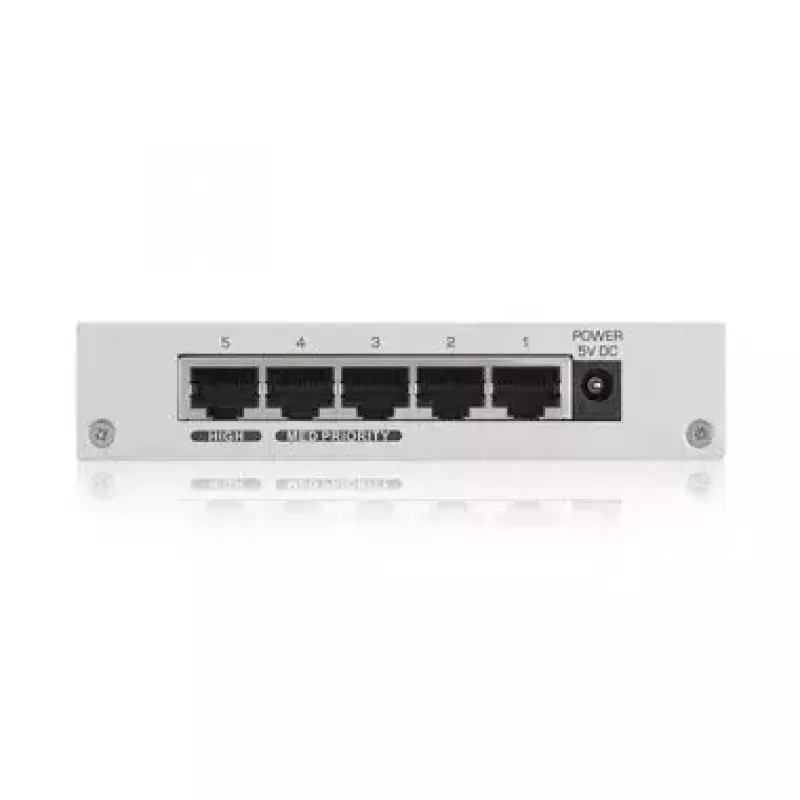 Zyxel GS-105B v3 nepārvaldāms L2+ Gigabit Ethernet (10/100/1000) sudrabains