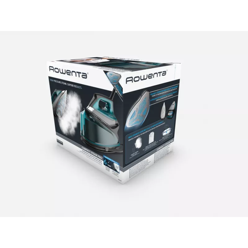 Rowenta DG7623 2200 W 1.1 L Microsteam 400 HD Laser zole Melna, Zila