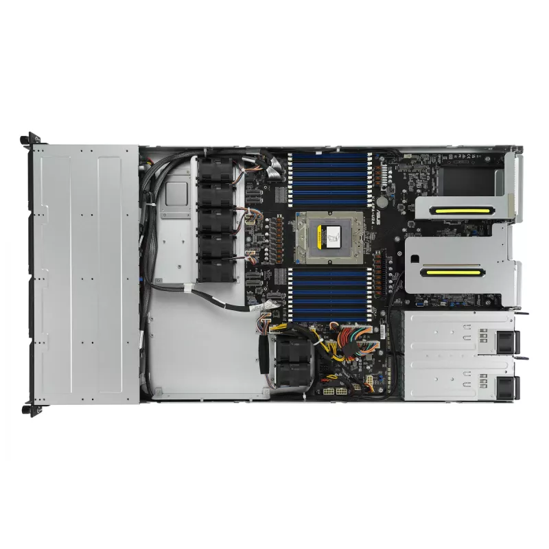 ASUS RS500A-E12-RS4U Socket SP5 Rack (1U) Melns, Sudrabs