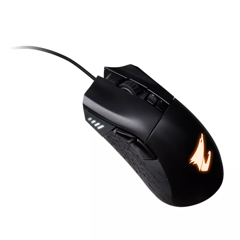GIGABYTE AORUS M3 pele Spēlēm Labās rokas USB Type-A Optiskais 6400 DPI
