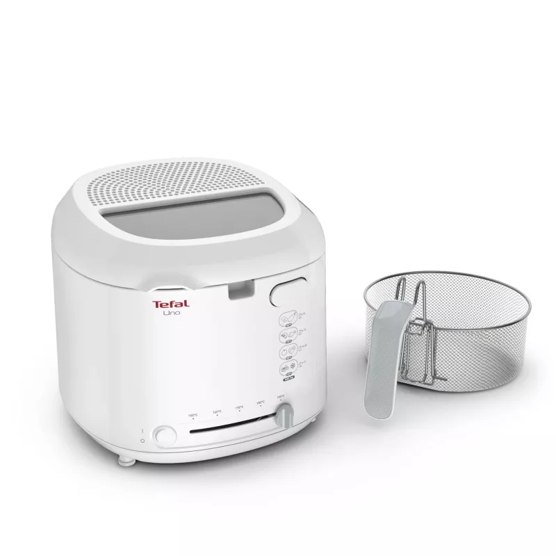 Tefal Uno FF203130 friteris Viena 1,8 L Atsevišķi novietojams 1600 W Dziļā eļļas cepeškrāsns Balts