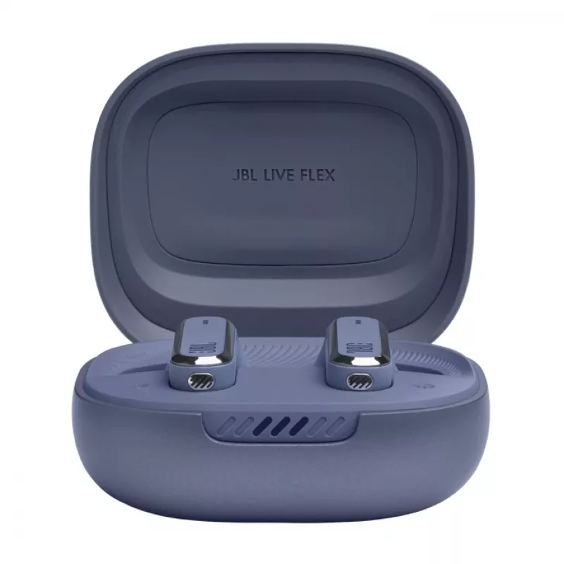 JBL LIVE FLEX austiņas bezvadu ievietojamās zvaniem/mūzikai Bluetooth zilas