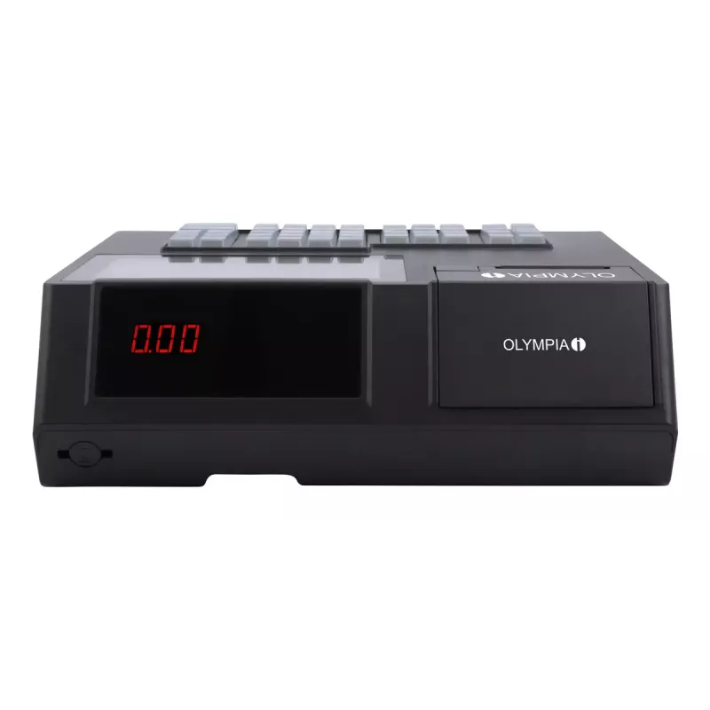 Kases aparāts Olympia K200 — tiešās termoprintēšanas printeris, 10000 PLU, 7 collu LED displejs