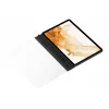 Folio maciņš Samsung EF-ZX700P Galaxy Tab S8 / S7 planšetdatoriem, piemērots 27,9 cm (11 collu), melns, 190 g