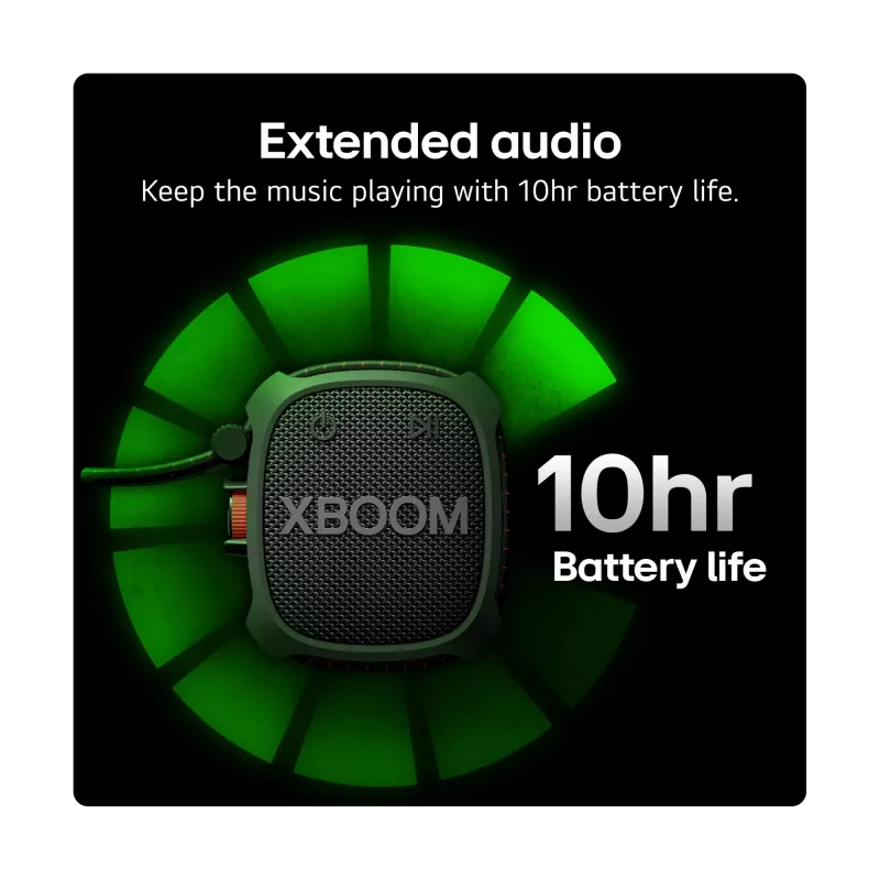 LG XBOOM Go XG2T Mono portatīvais skaļrunis Melns 5 W