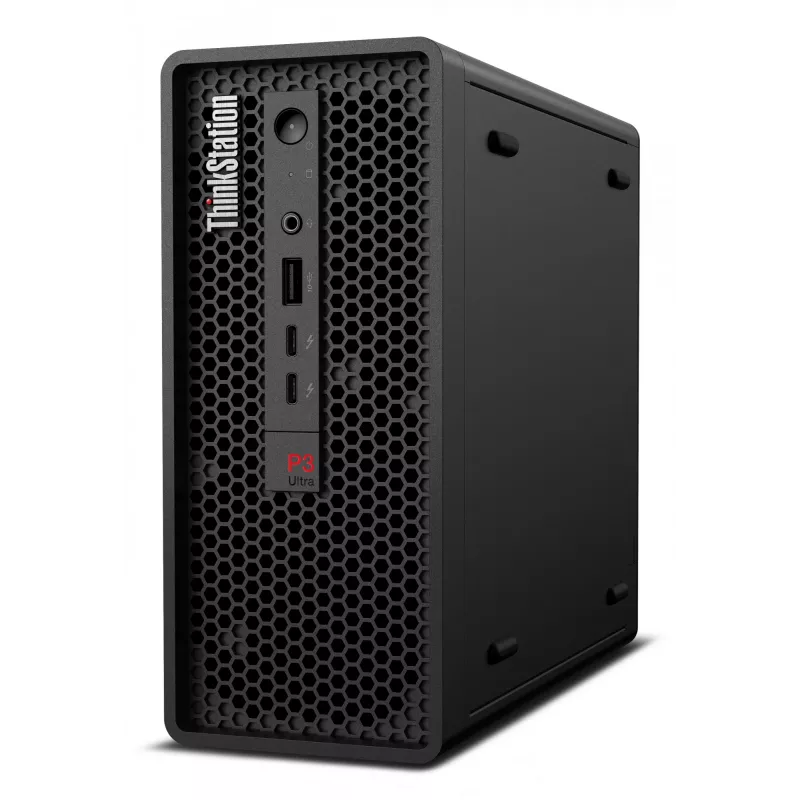 Lenovo ThinkStation P3 Ultra SFF Intel® Core™ i7 i7-14700 32 GB DDR5-SDRAM 512 GB SSD NVIDIA RTX A1000 Windows 11 Pro Mini Tower darbstacija melna