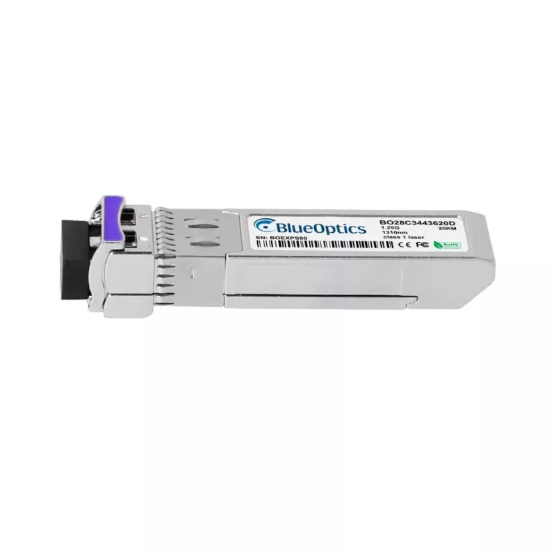 Tīkla raiduztvērēja modulis BlueOptics 1442020G1-BO cSFP optiskais 125 Mbit/s alumīnija