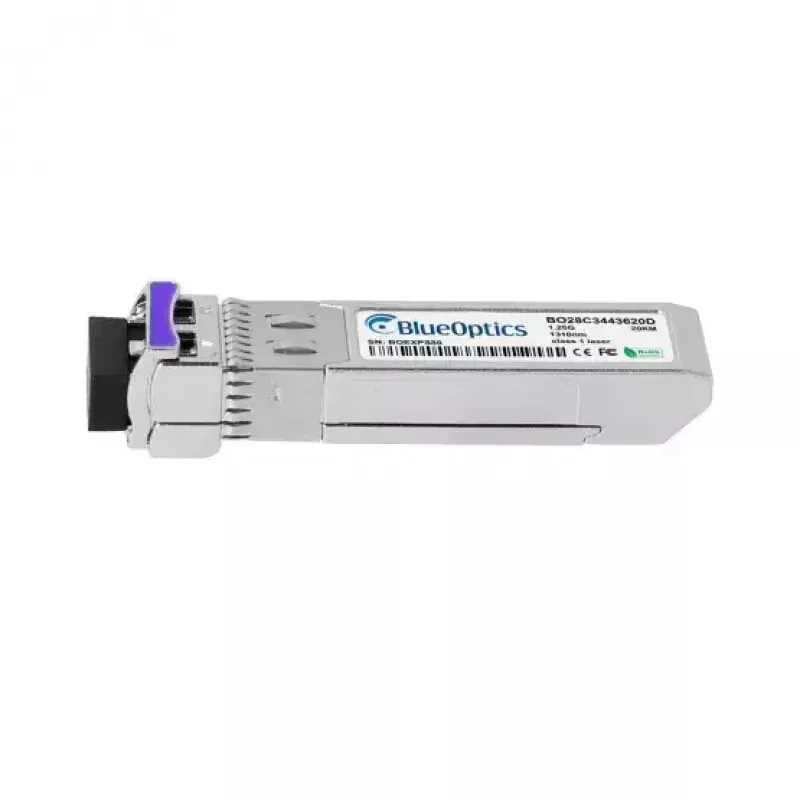 Tīkla raiduztvērēja modulis BlueOptics 37973177-BO cSFP optiskās šķiedras 1250 Mbit/s sudrabains