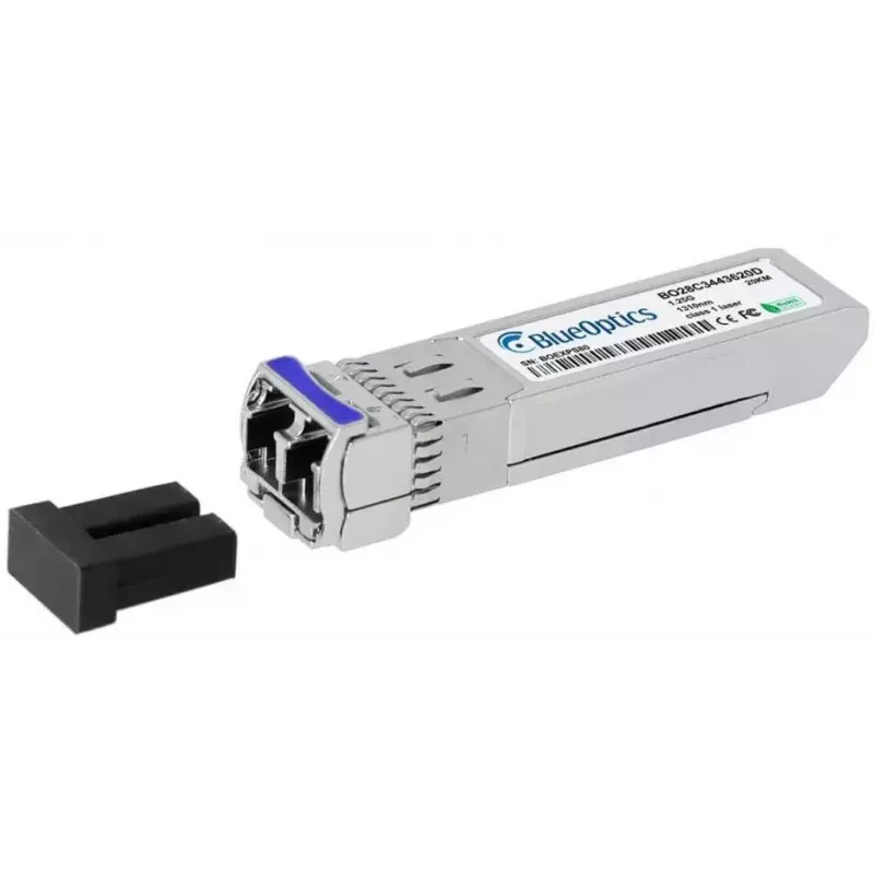 Tīkla raiduztvērēja modulis BlueOptics AT-SPBD20DUAL-14-BO — optiskās šķiedras SFP, cSFP saskarne, LC savienotājs, alumīnijs