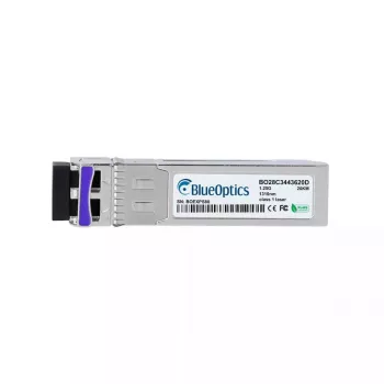 Šķiedru optikas cSFP tīkla raiduztvērējs BlueOptics CSFP-BX1490-20-D-BO, 1250 Mbit/s, metāla korpuss, sudraba krāsā