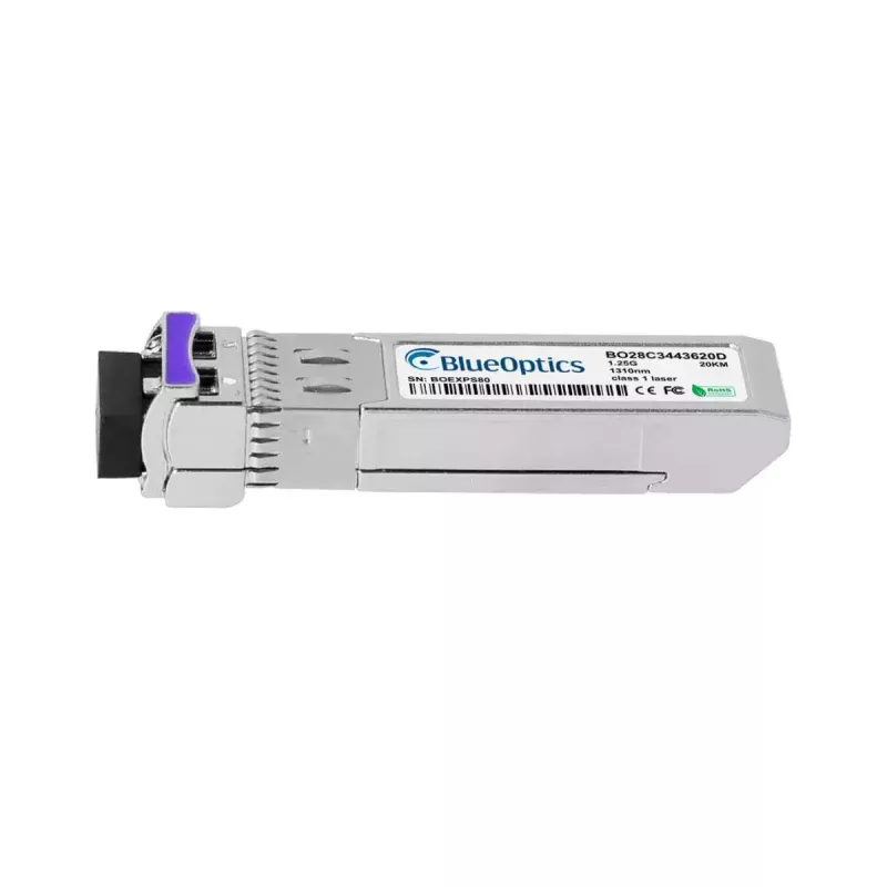 SFP optiskais raiduztvērējs BlueOptics LRM1301-BC+1-BO, cSFP, 1250 Mbit/s, sudraba