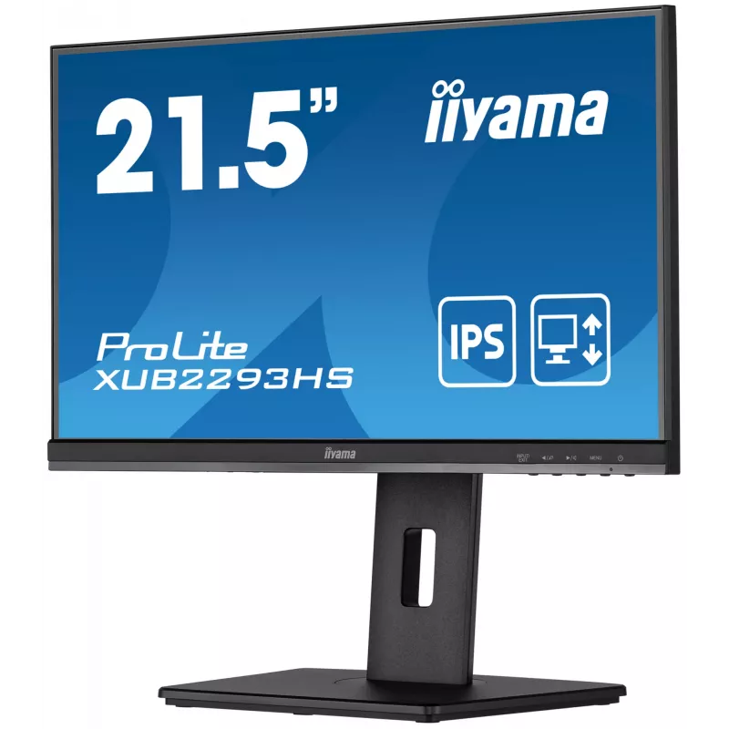 iiyama ProLite XUB2293HS-B3 datora monitors 54,6 cm (21,5 collas) 1920 x 1080 pikseļi Full HD LED melns