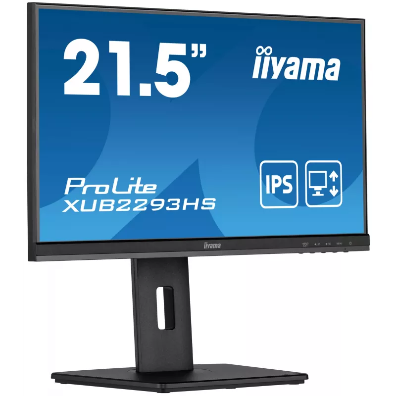 iiyama ProLite XUB2293HS-B3 datora monitors 54,6 cm (21,5 collas) 1920 x 1080 pikseļi Full HD LED melns