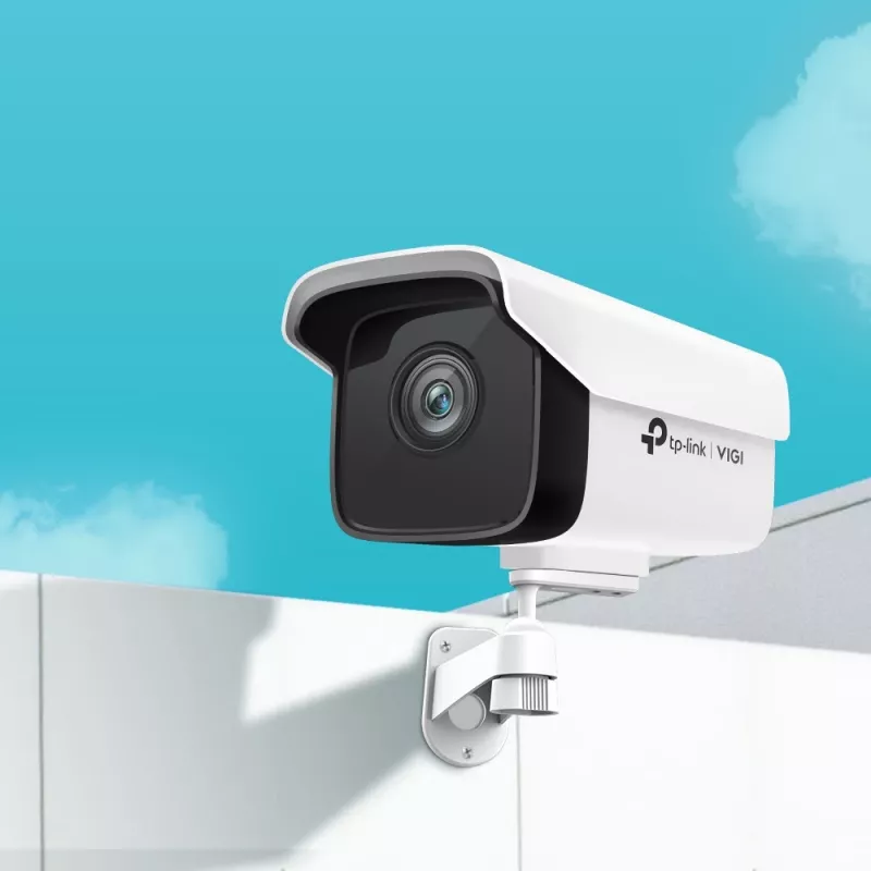 IP drošības kamera TP-Link VIGI 3MP Outdoor Bullet tīkls Camera, 3 MP, 30 kadri/s, 30 m nakts redzamība, vadu, balta