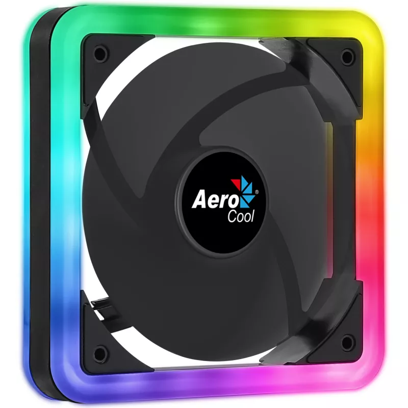 Aerocool Edge 14 datora korpusa ventilators 14 cm Melns