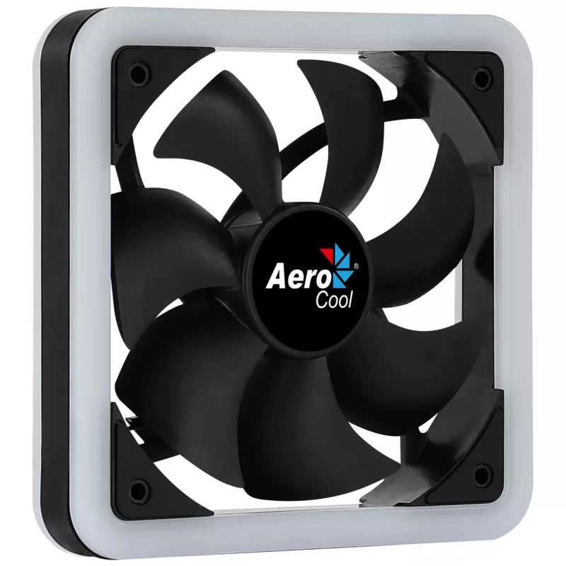 Aerocool Edge 14 datora korpusa ventilators 14 cm Melns