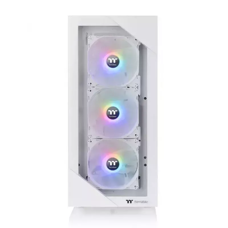 PC korpuss Thermaltake View 200 TG Snow ARGB Midi Tower balts