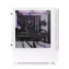 PC korpuss Thermaltake View 200 TG Snow ARGB Midi Tower balts