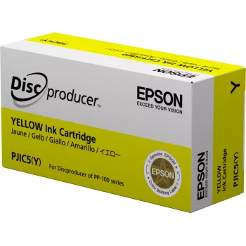 Epson Discproducer tintes kasetne, dzeltena (MOQ=10), dzeltena, pigmenta tinte, 1 gab.