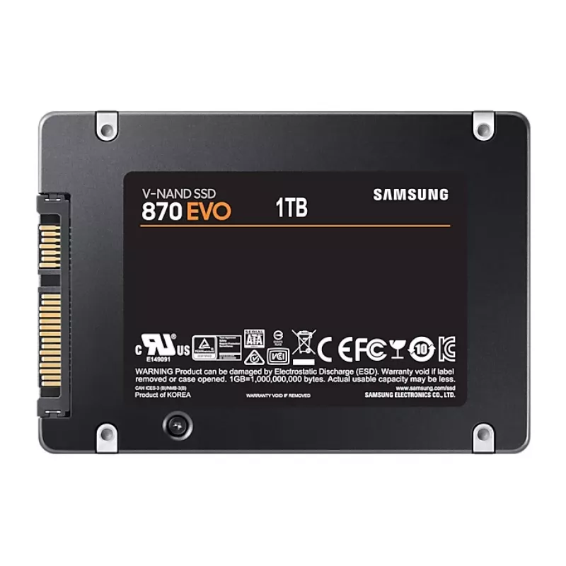 Samsung 870 EVO 1 TB 2.5 collas Serial ATA III V-NAND MLC