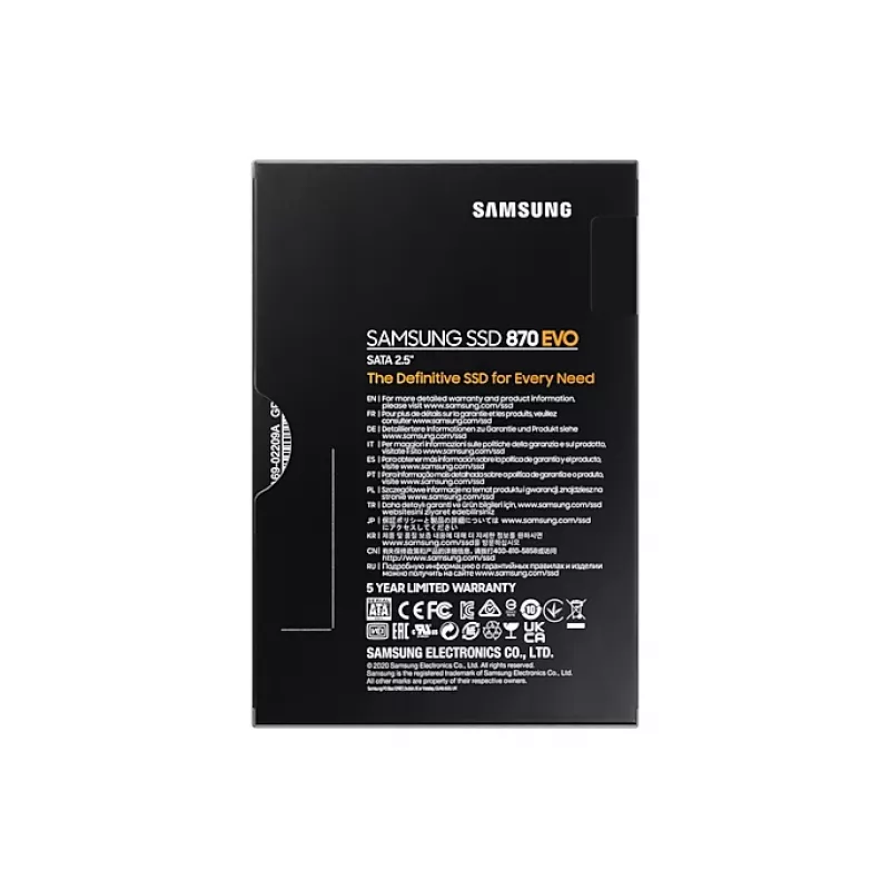 Samsung 870 EVO 1 TB 2.5 collas Serial ATA III V-NAND MLC
