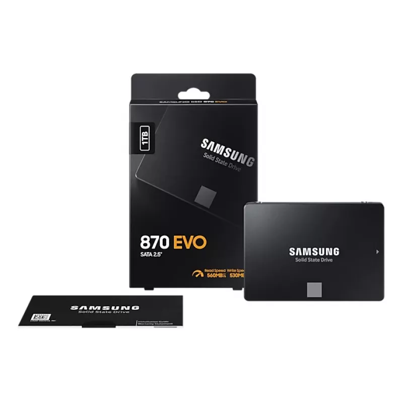 Samsung 870 EVO 1 TB 2.5 collas Serial ATA III V-NAND MLC