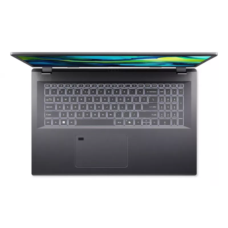 Acer Aspire 17 A17-51M-54EU klēpjdators, 17,3 collu Full HD, Intel Core 5 120U, 16 GB RAM, 1 TB SSD, Windows 11 Home, pelēks