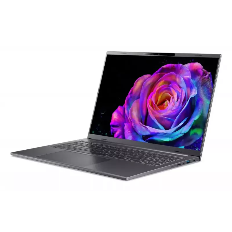Acer Aspire 16 AI A16-52M-55DS portatīvais dators, Intel Core Ultra 5 226V, 16 GB LPDDR5x, 512 GB SSD, 16 collu WUXGA displejs, Windows 11 Home, pelēks