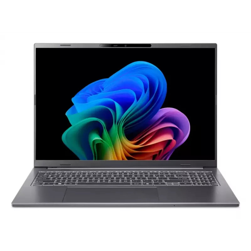 Klēpjdators Acer Aspire 16 AI A16-52M-916J — Intel Core Ultra 9 288V, 16 collu WUXGA (1920x1200), 32 GB LPDDR5x, 1 TB SSD, Intel Arc 140V, Windows 11 Home, Pelēks