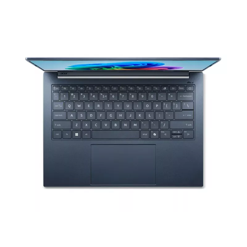 Acer Aspire 14 AI A14-11M-X9PB klēpjdators, 14 collu WUXGA, Snapdragon X1-26-100, 16 GB RAM, 512 GB SSD, Windows 11 Home, zils