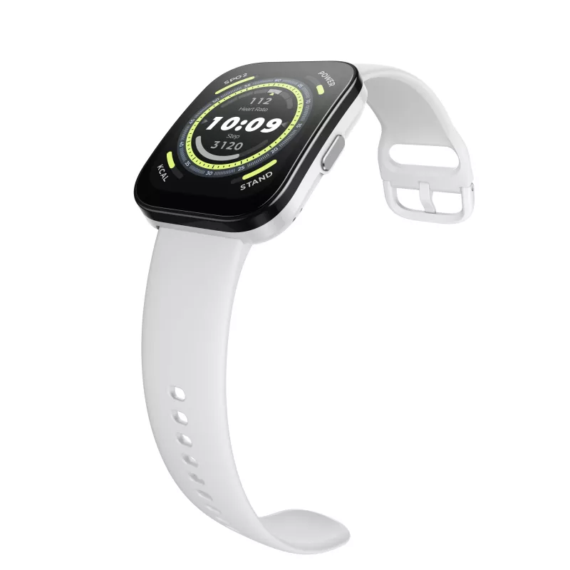 Amazfit Bip 5 4,85 cm (1,91 collas) TFT 45,9 mm Digitāls 320 x 380 pikseļi Skārienekrāns Balts GPS (satelīts)
