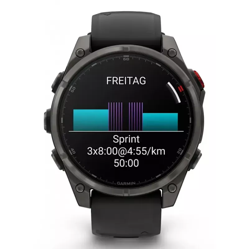 Viedpulkstenis Garmin fēnix 8 Pro AMOLED 1.4 collu 454x454 GPS Wi-Fi