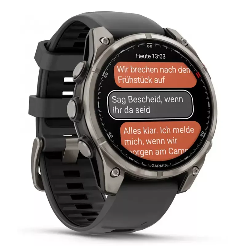 Viedpulkstenis Garmin fēnix 8 Pro AMOLED 1.4 collu 454x454 GPS Wi-Fi