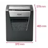 Rexel Momentum M510 mikro griezuma papīra smalcinātājs P5, mikro griezuma smalcināšana, 2 x 15 mm, 23 L, 250 loksnes, 58 dB, pogas