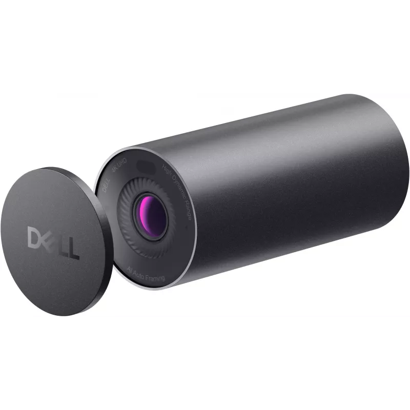 DELL WB7022 tīmekļa kamera 8,3 MP 3840 x 2160 pikseļi USB melna