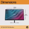 HP E24 G5 FHD PVC Free monitors, 60,5 cm (23,8 collas), 1920 x 1080 pikseļi, Full HD, LCD, 5 ms, Melns, Sudrabs