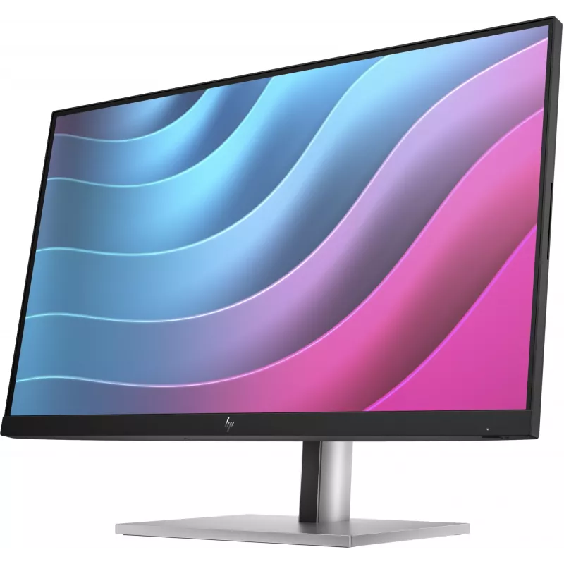 HP E24 G5 FHD PVC Free monitors, 60,5 cm (23,8 collas), 1920 x 1080 pikseļi, Full HD, LCD, 5 ms, Melns, Sudrabs