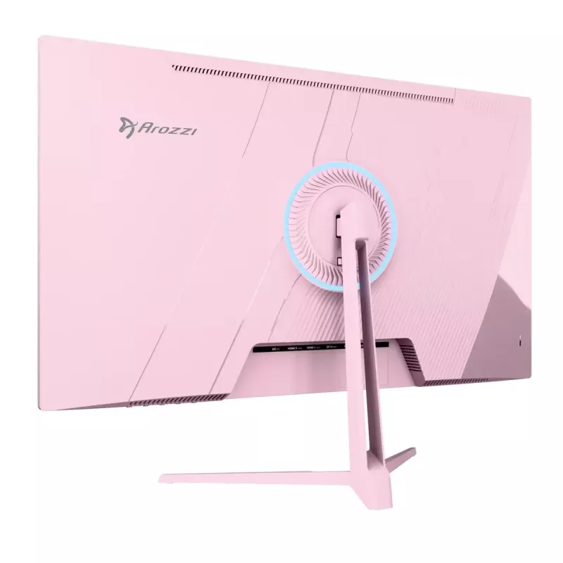 Datora monitors Arozzi Nova 27 collu IPS LED 2560×1440 QHD 1 ms 350 cd/m² VESA rozā krāsā