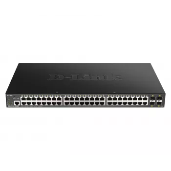 D-Link 48-port Gigabit Smart Managed Switch with 4 x 10G SFP+ DGS-1250-52XMP