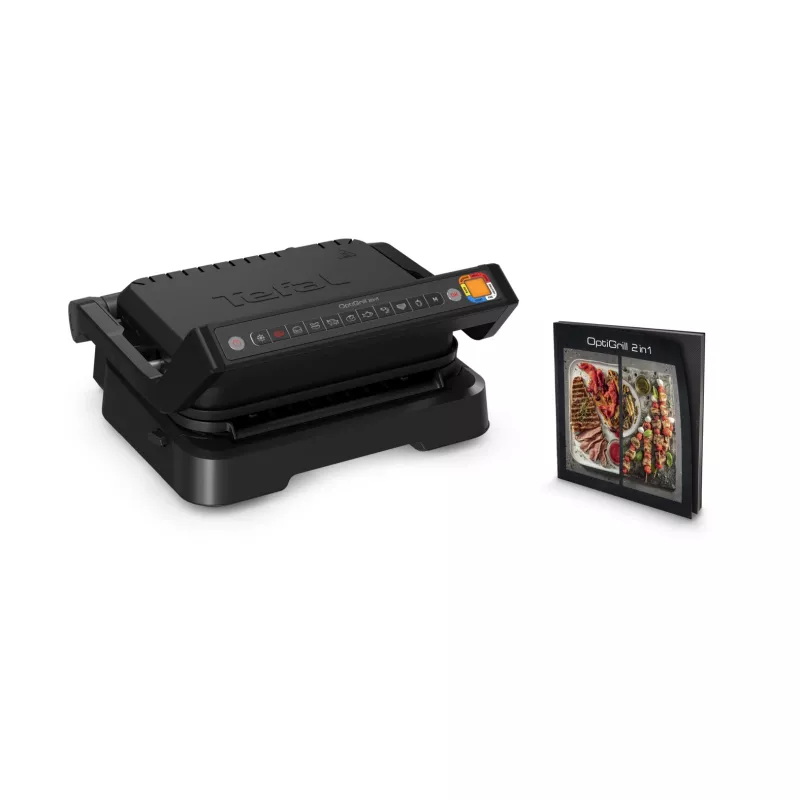 Kontaktgrils Tefal OptiGrill 2in1 GC7728 2100 W melns
