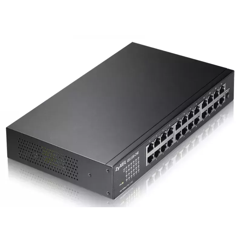 Switch Zyxel GS1100-24E Melns