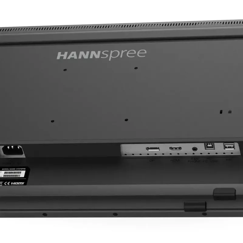 Monitors HANNspree HT279PPB 27 collas (68,6 cm) Full HD 1920x1080 LED ADS, 5 ms, 178° skata leņķi, iebūvēti skaļruņi, VESA, melns