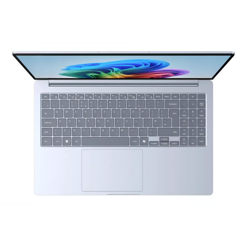 Samsung Galaxy Book4 Edge NP750XQB-KA2DE klēpjdators Copilot+ PC Snapdragon X1-26-100 39,6 cm (15,6 collas) Full HD 16 GB LPDDR5x-SDRAM 512 GB eUFS Wi-Fi 7 (802.11be) Windows 11 Home vācu Zils