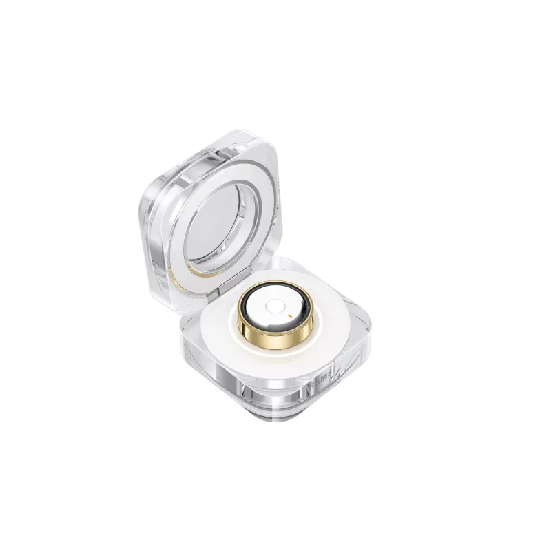 Viedais gredzens aktivitātes izsekotājs Samsung Galaxy Ring zelta optiskais sirdsdarbības sensors