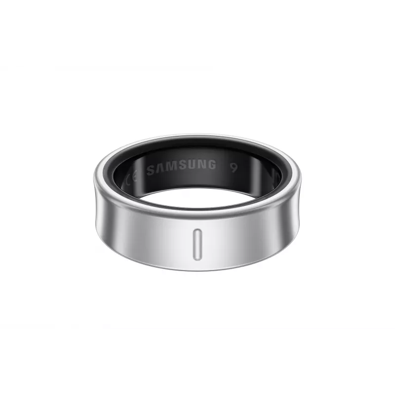 Viedā gredzena aktivitātes izsekotājs Samsung Galaxy Ring Sudraba Optiskais sirdsdarbības sensors