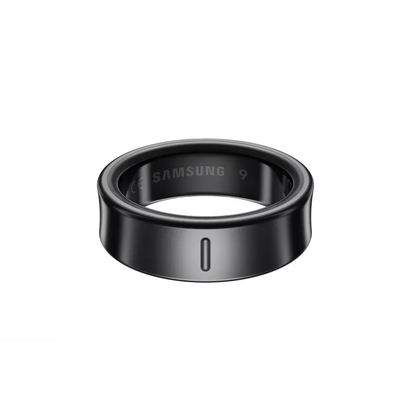 Viedais gredzens aktivitātes izsekotājs Samsung Galaxy Ring Melns Optisks sirdsdarbības sensors