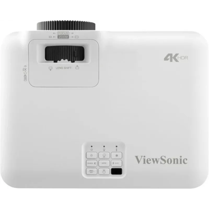 Viewsonic V554K datu projektors īpaši īsa attāluma projektors 3500 ANSI lūmenu 3LCD UHD 4K (3840x2160) 3D Balts