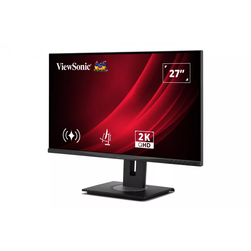 Viewsonic VG sērijas 27 collu 1440p ergonomisks IPS monitors datora monitors 68,6 cm (27 collas) 2560 x 1440 pikseļi Quad HD LED melns