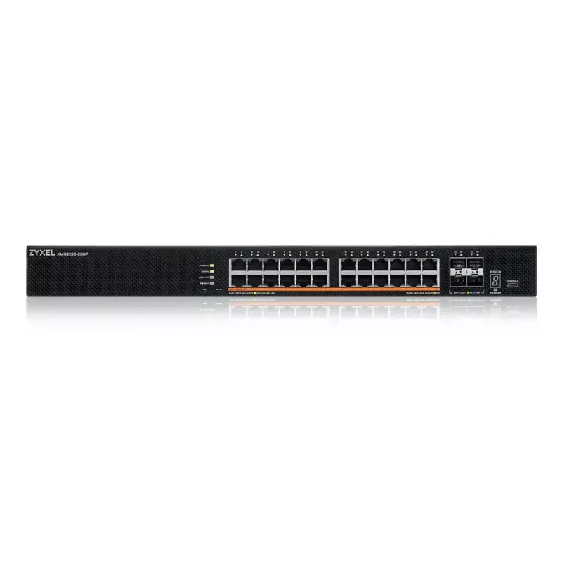 Zyxel XMG2230-28HP pārvaldāms L2/L3 2,5G Ethernet (100/1000/2500) Power over Ethernet (PoE) 1U melns