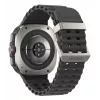 Samsung Galaxy Watch Ultra 3.81 cm (1.5 collas) AMOLED 47 mm Digitāls 480 x 480 pikseļi Skārienjūtīgs 4G Sudraba krāsā Wi-Fi GPS (satelīts)